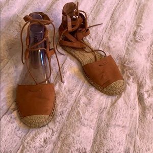 Espadrille shoe size 8 gently worn